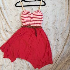 Lily Rose Black Logo Satin Label on Light Beige Fabric